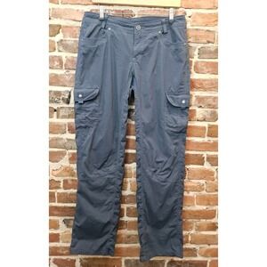 Kuhl Splash Roll Up Cargo Pant Capri Cargo Women's Blue Gray Size 10 Short